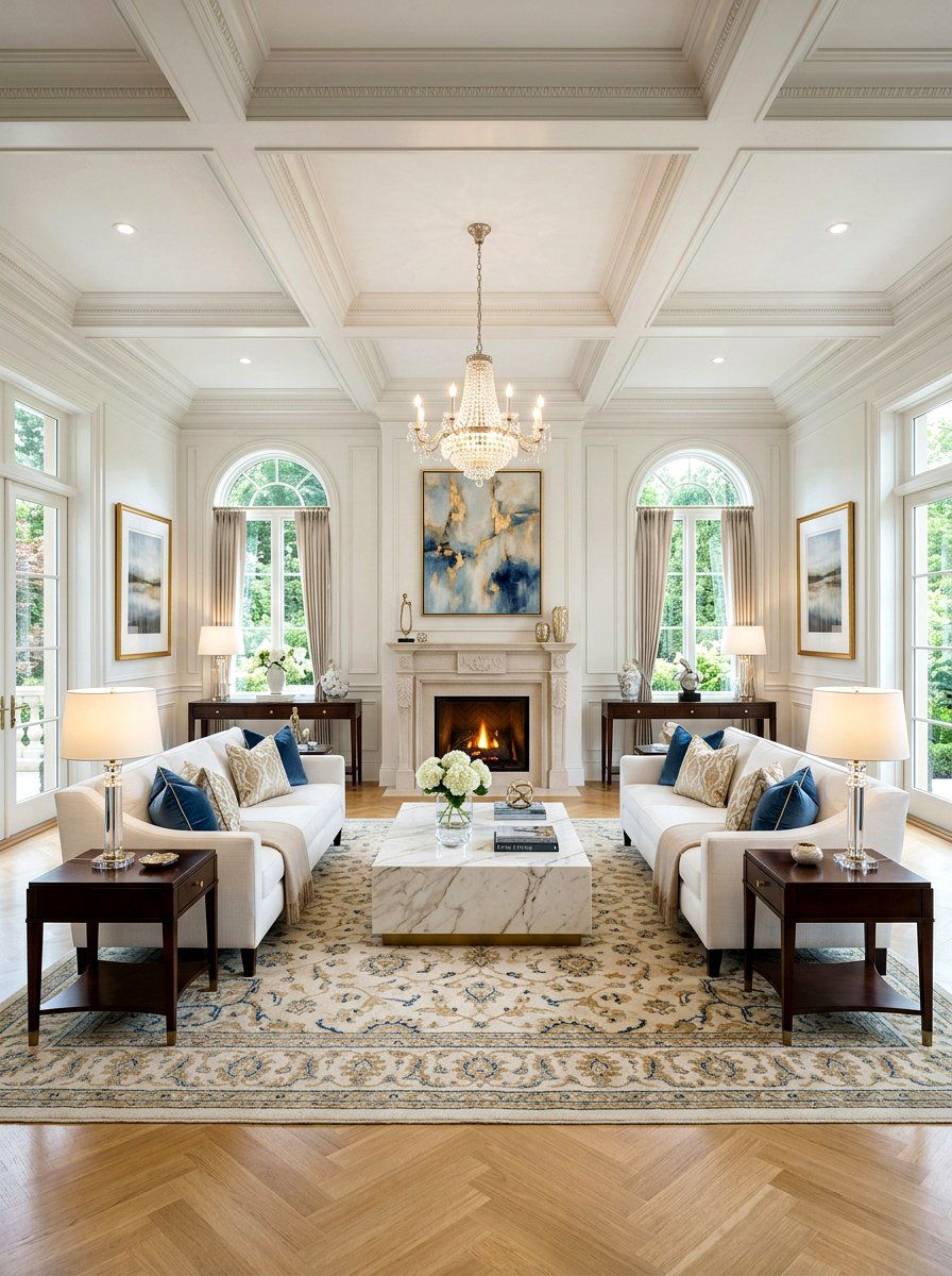 Formal Great Room Symmetrical Seating - 30 great room ideas