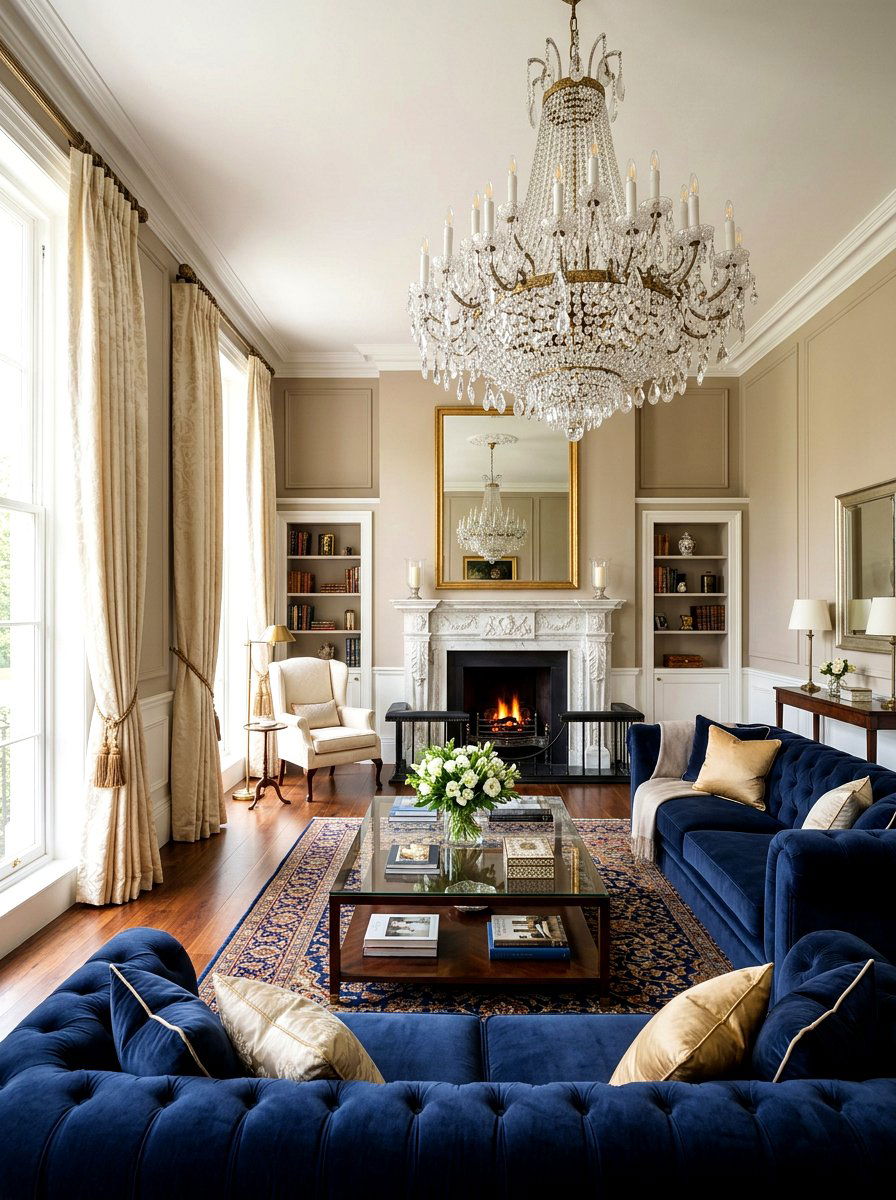 Formal Living Room - 30 rectangle living room layout ideas