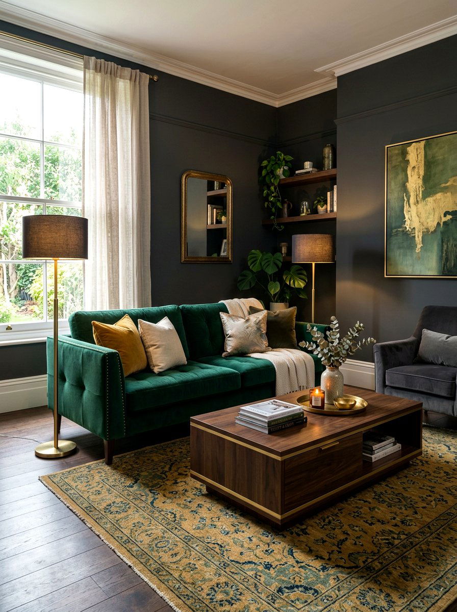 Formal Manor Drawing Room - 30 country manor living room ideas