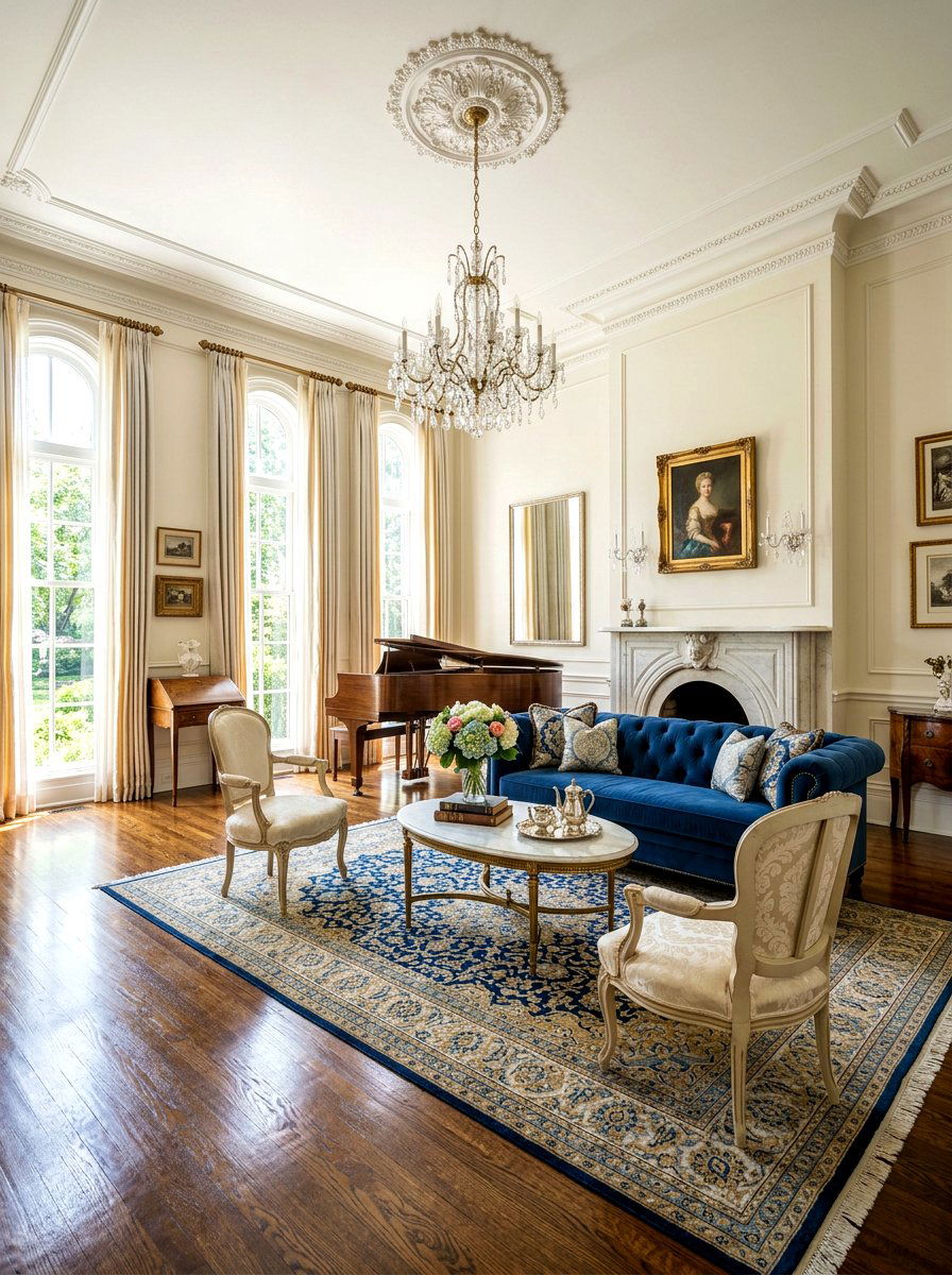 Formal Parlor Living Room - 30 classic traditional living room ideas