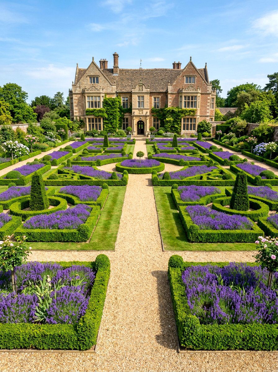 Formal Parterre Garden - 30 English manor exterior ideas