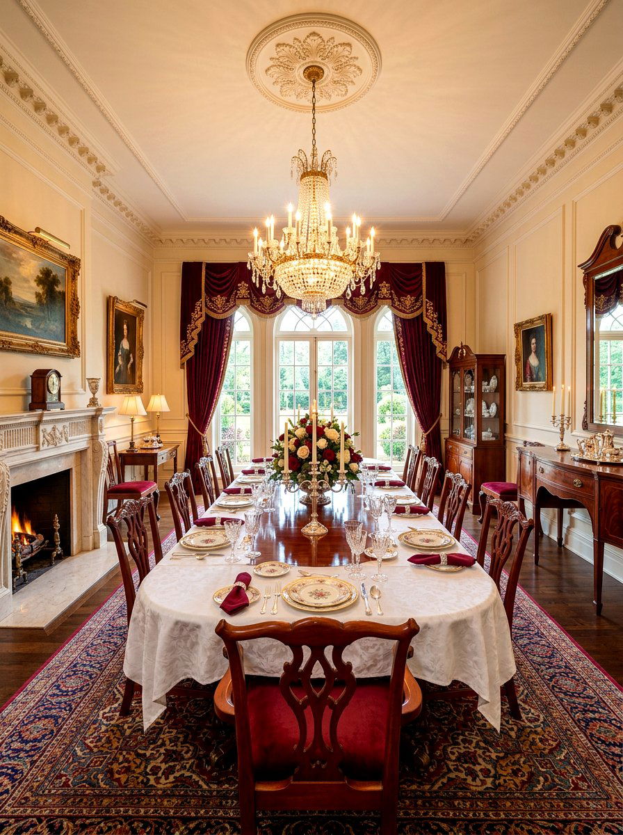 Formal Traditional Dining Room - 30 supper club home ideas