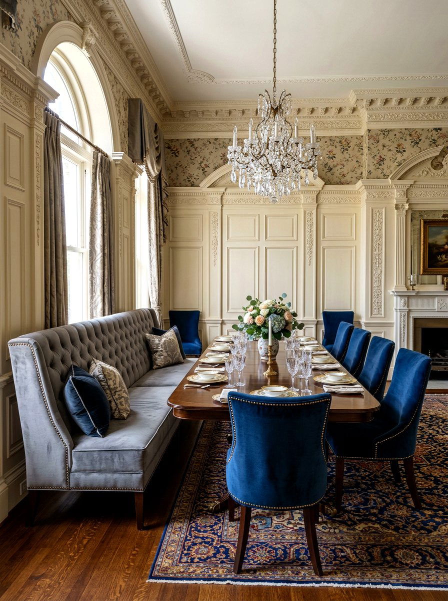 Formal dining banquette - 30 banquette seating ideas