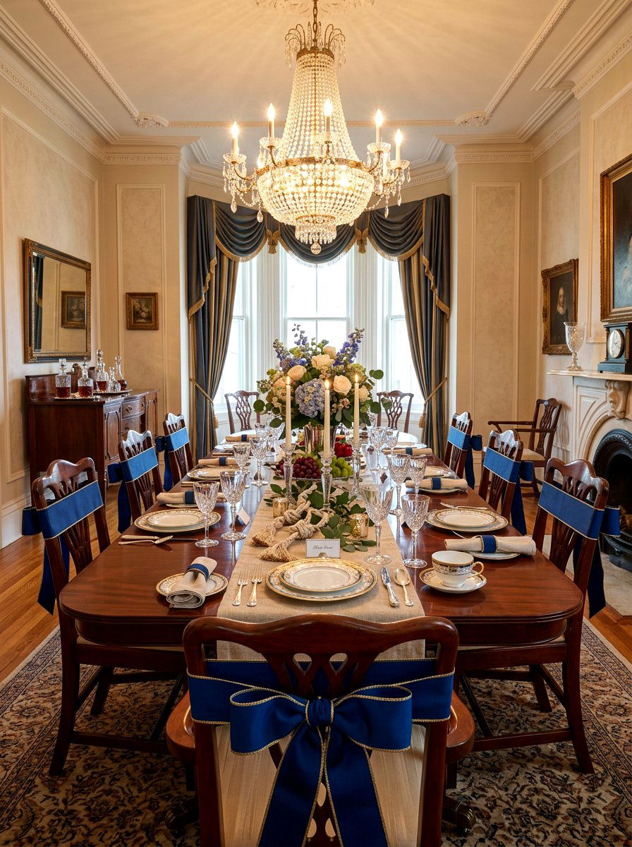 Formal dining bows - 30 bow decor ideas
