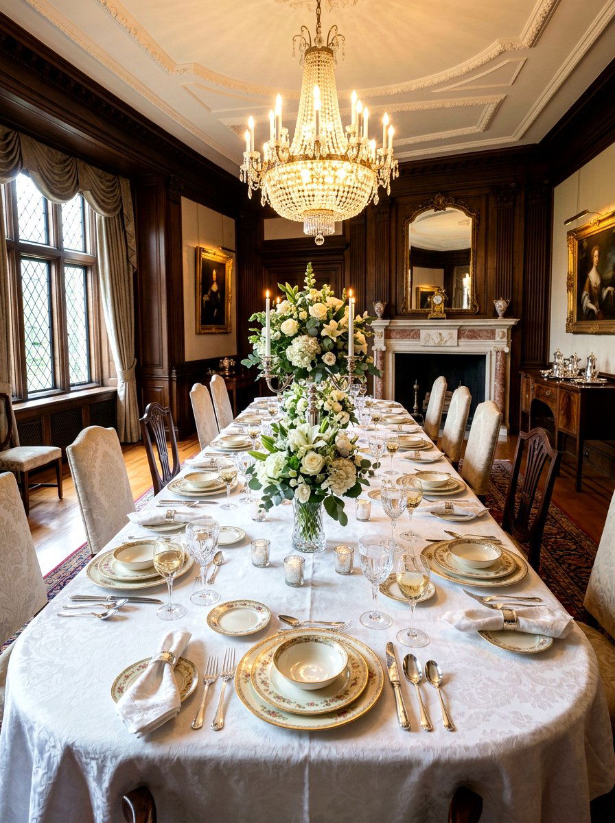 Formal dining room setup - 30 romantic dinner party ideas at home