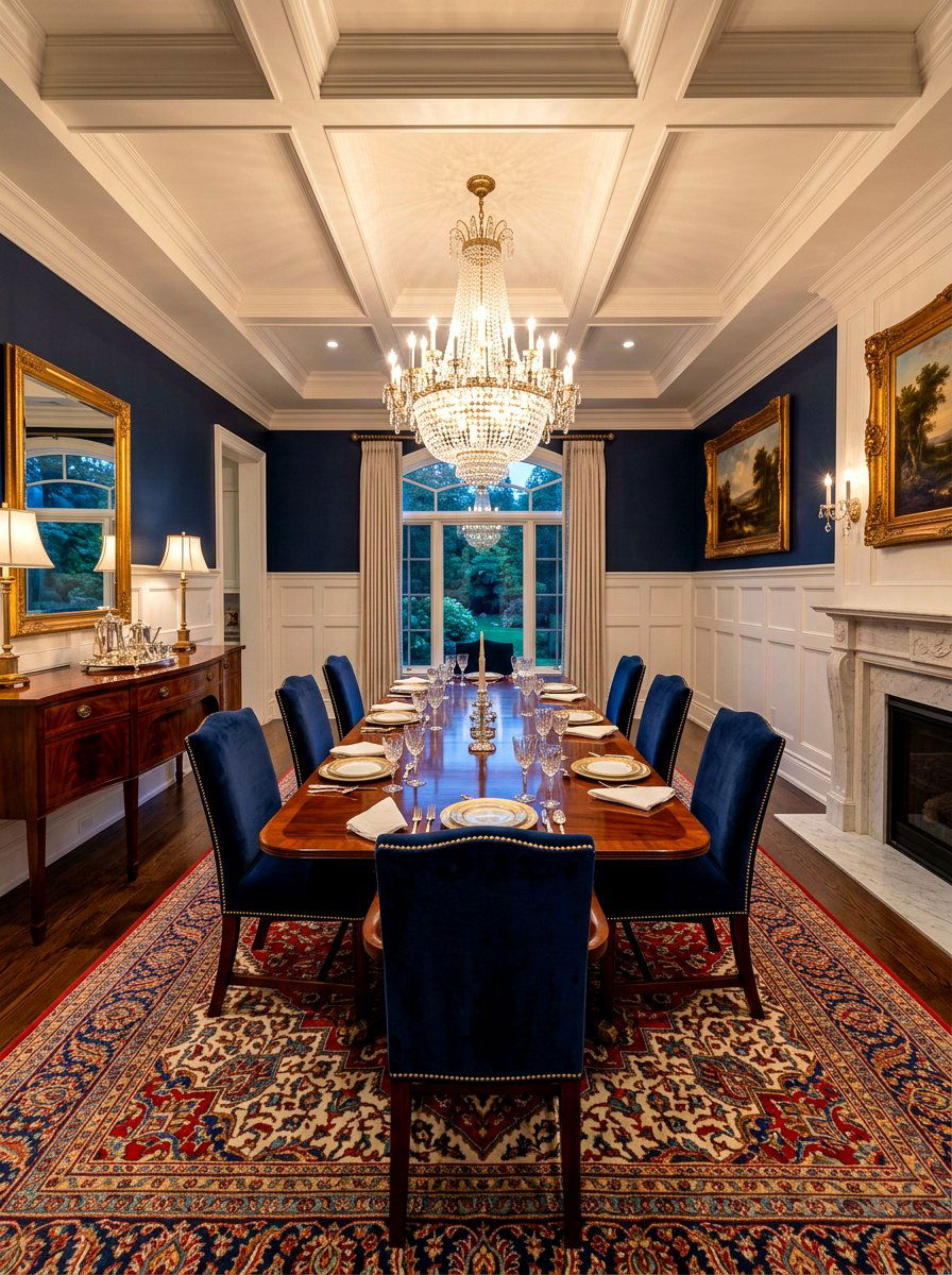 Formal rectangular dining room - 30 rectangular dining room ideas