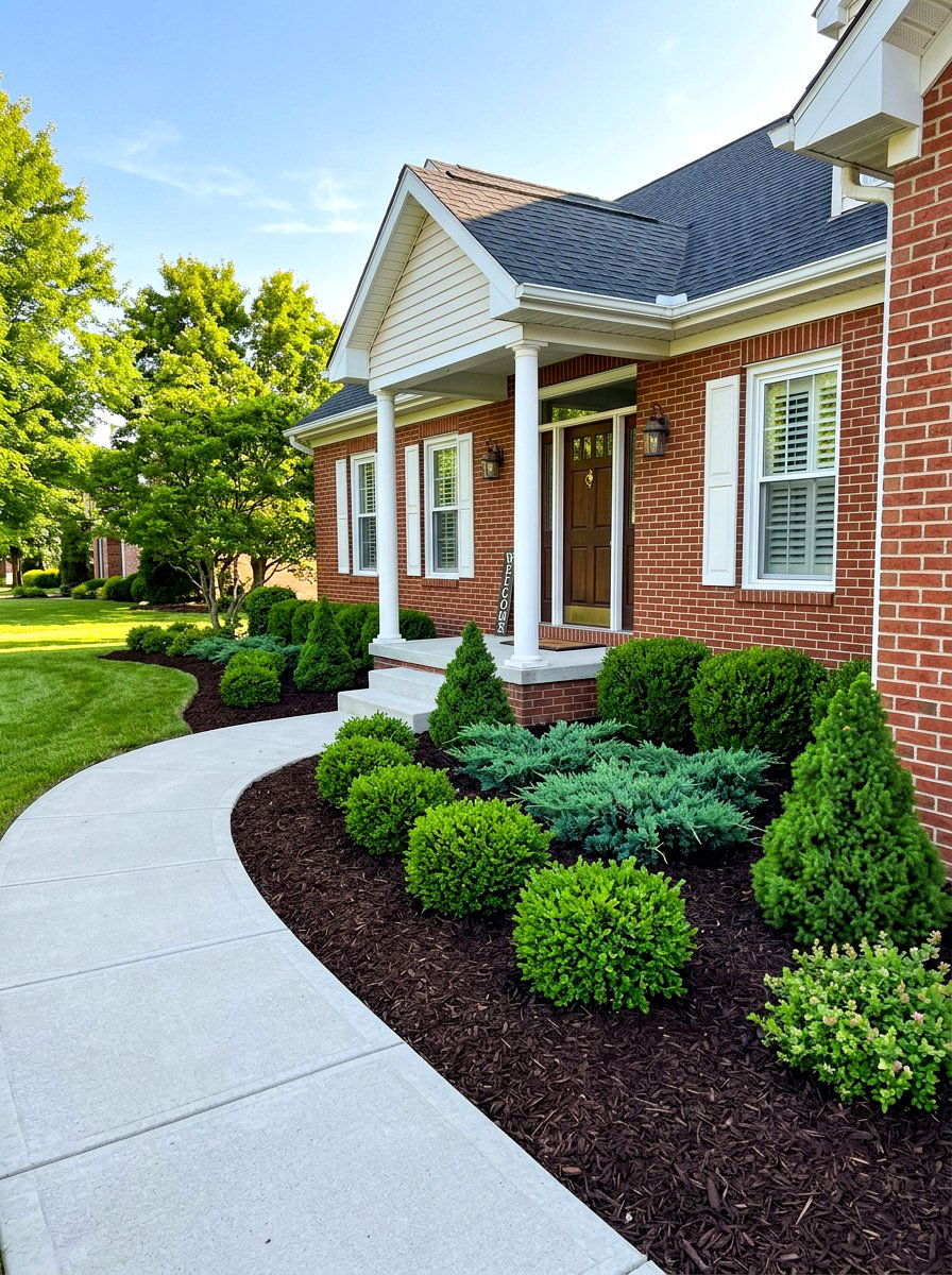 Foundation Planting Mulch - 30 mulch landscaping ideas