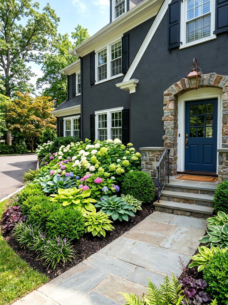 Foundation Plantings - 30 house entrance landscaping ideas