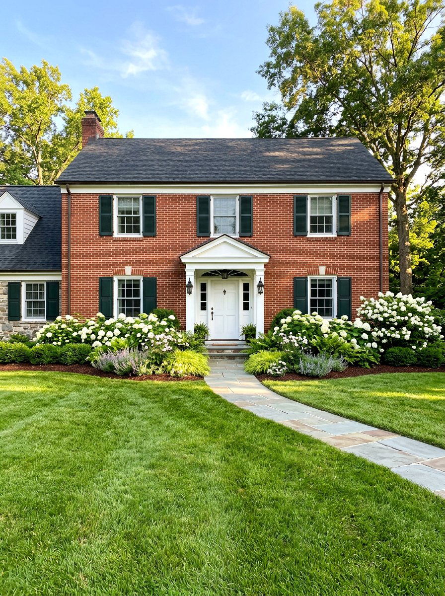 Foundation planting for brick house - 30 foundation landscaping ideas