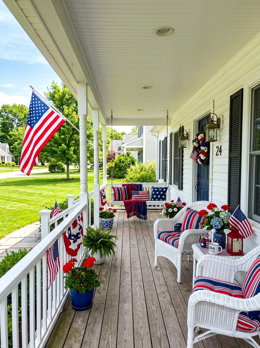 Fourth Of July Porch - 30 holiday porch decor ideas