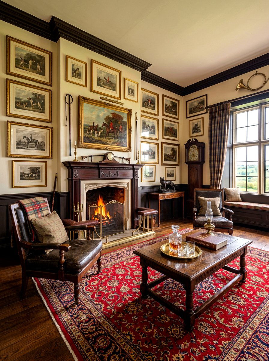 Fox And Hound Parlor - 30 equestrian decor ideas