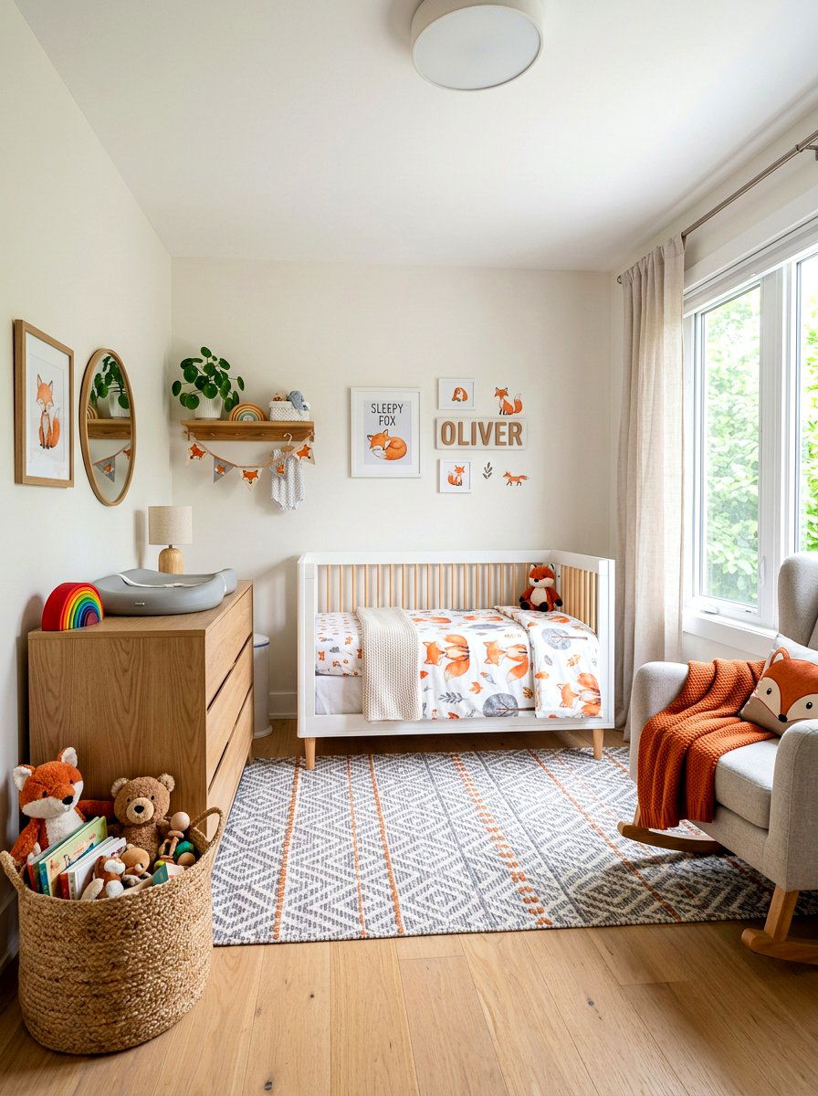 Fox Nursery Bedding - 30 woodland nursery ideas