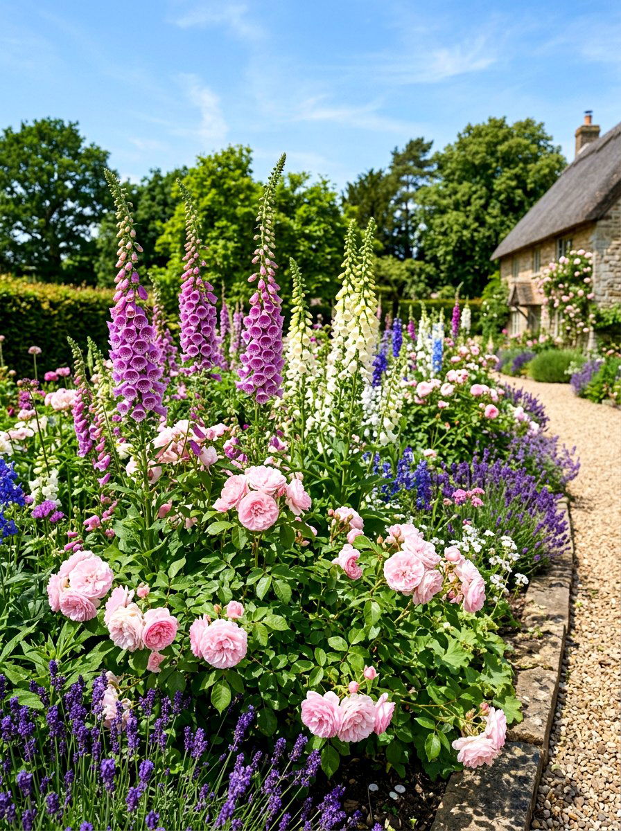 30 Cottage Rose Border Ideas to Add Color and Charm to Any Yard
