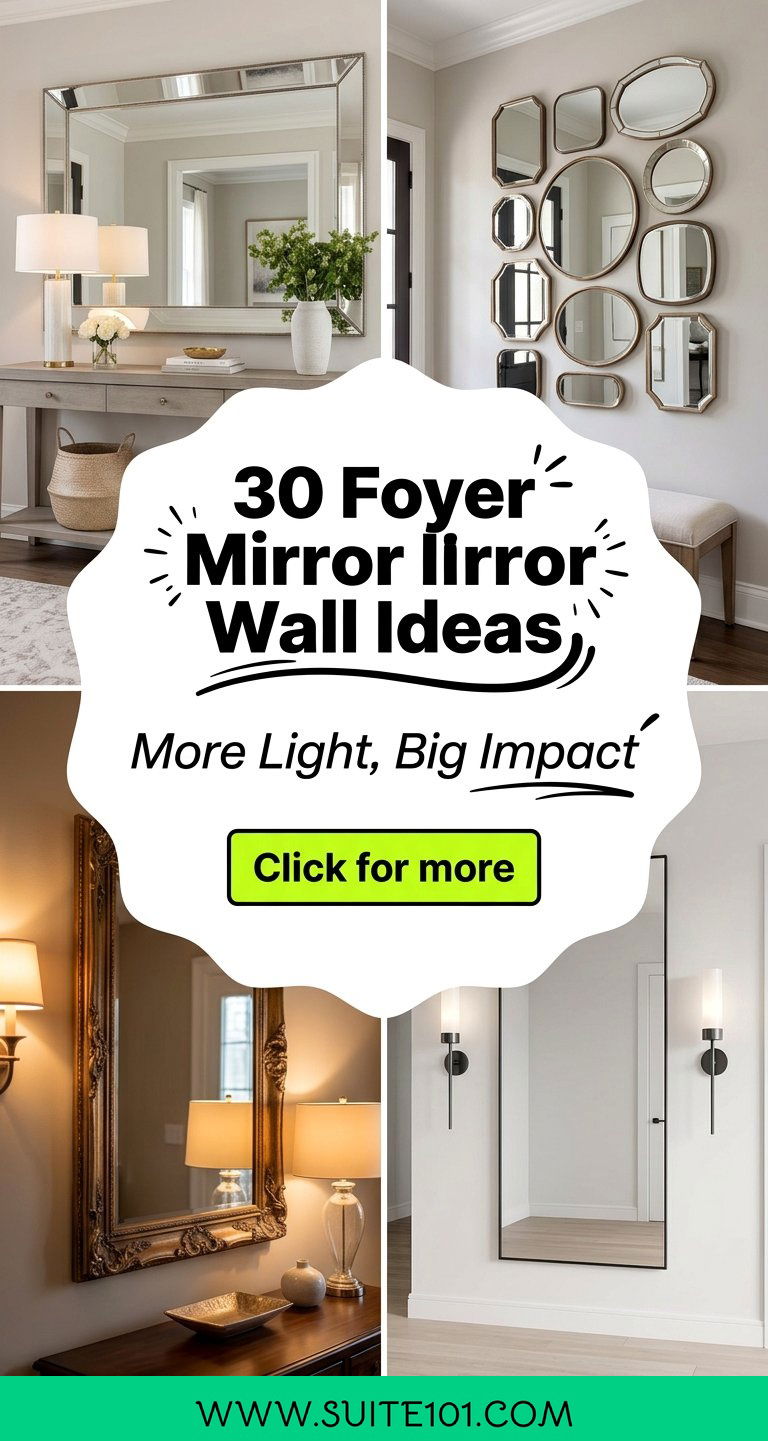 Foyer Mirror Wall Ideas 30 Stunning Layouts for More Light - Foyer Mirror Wall Ideas: 30 Stunning Layouts for More Light