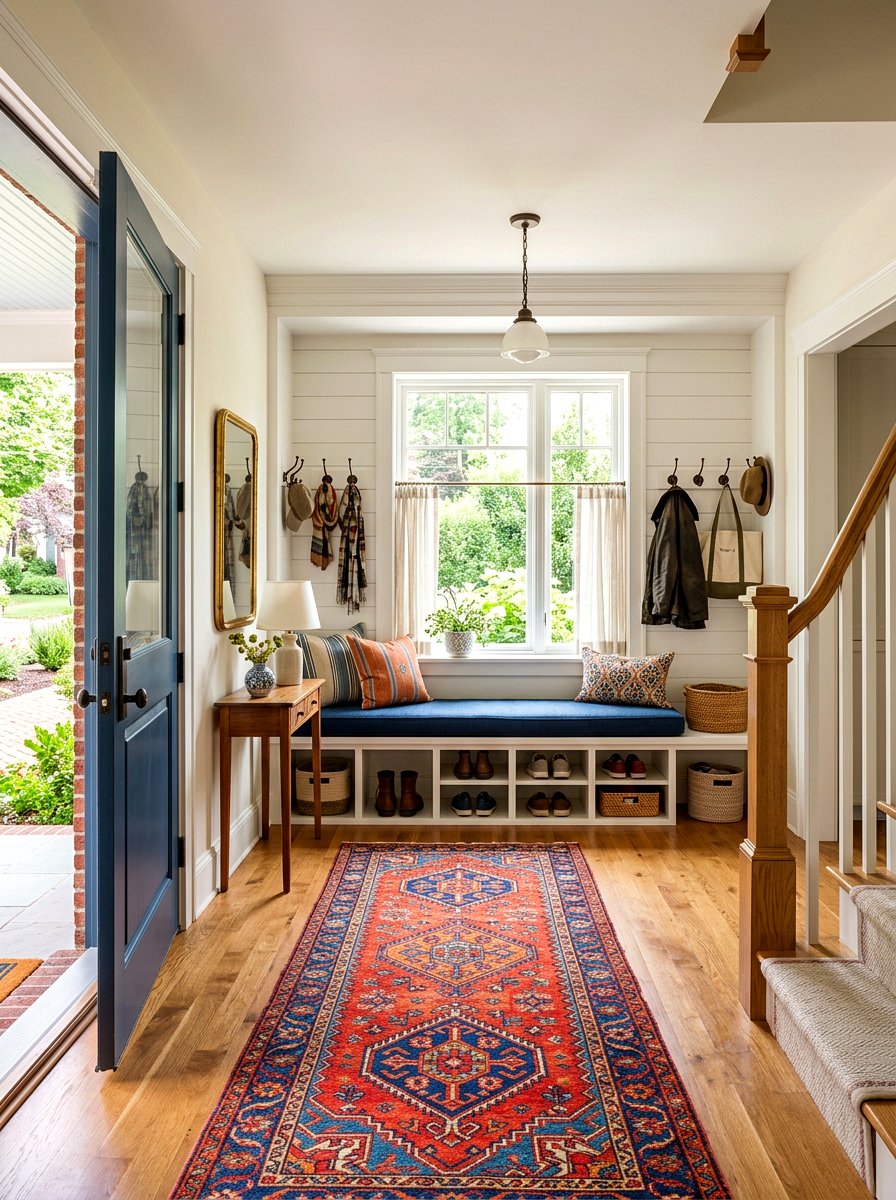 Foyer Window Seat - 30 bay window seating ideas
