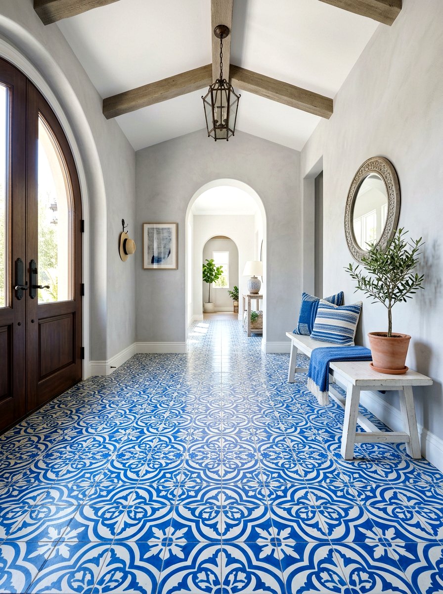 Foyer floor tile patterns - 30 welcoming foyer ideas