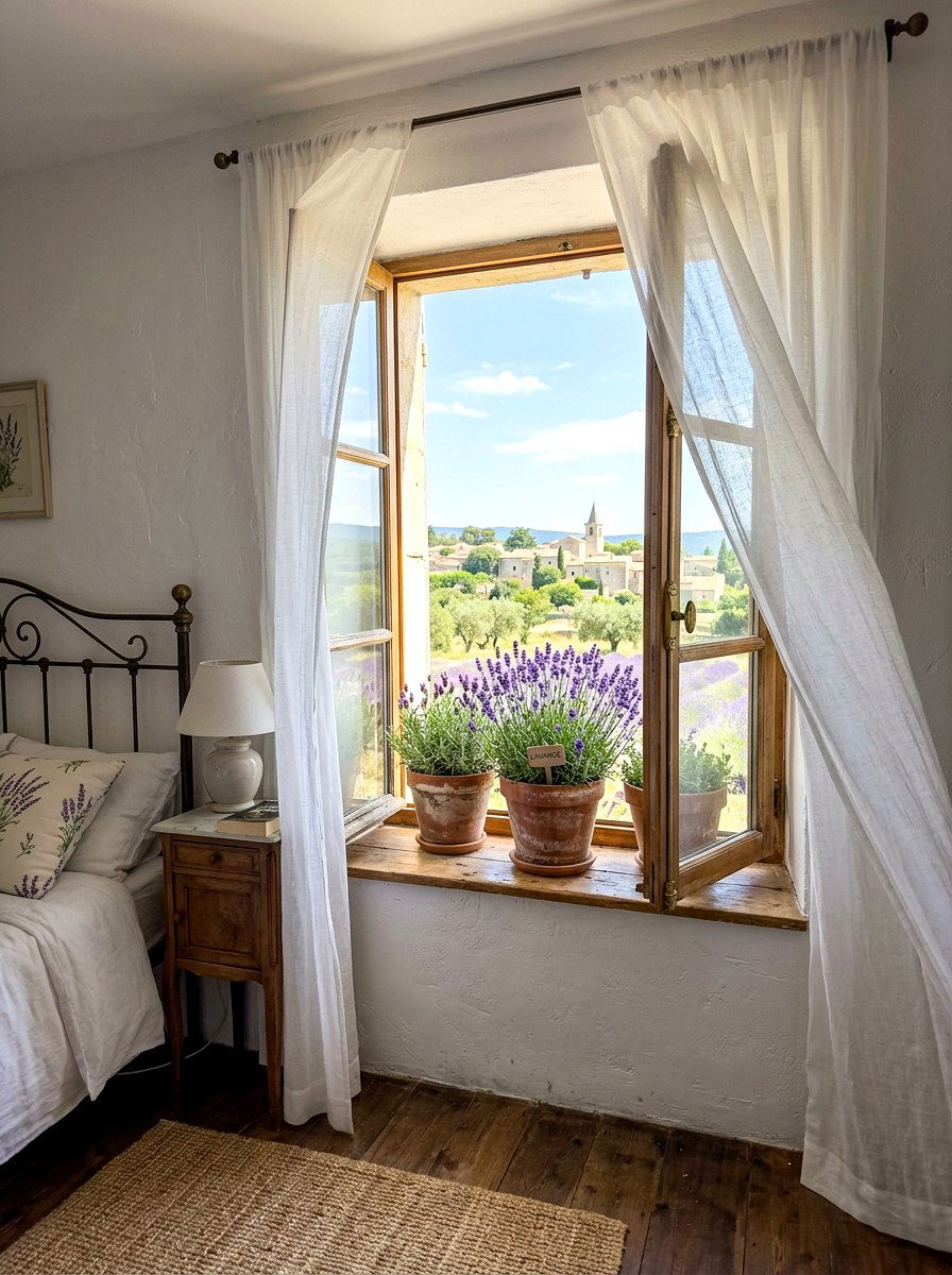 Fragrant Lavender Pots - 30 windowsill garden ideas