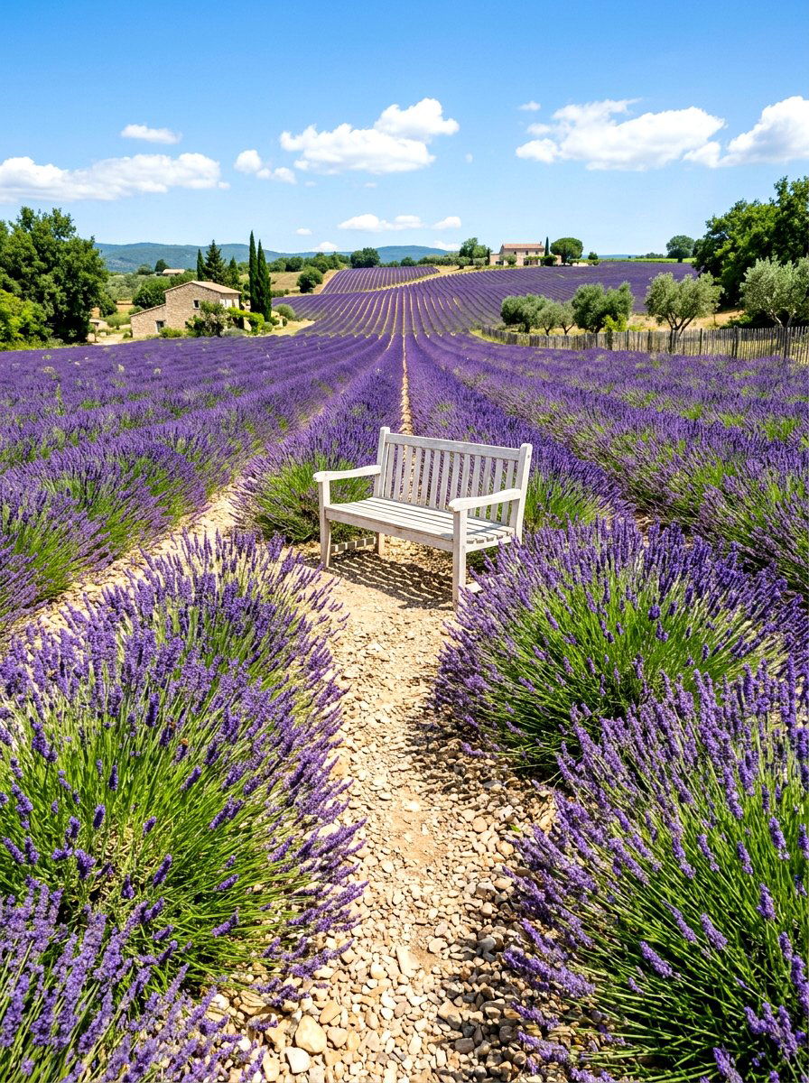 Fragrant Lavender Space - 30 meditation backyard corner ideas