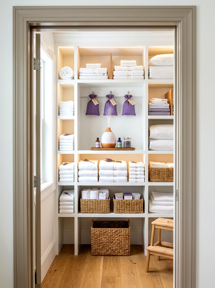 Fragrant Linen Closet - 30 linen closet ideas