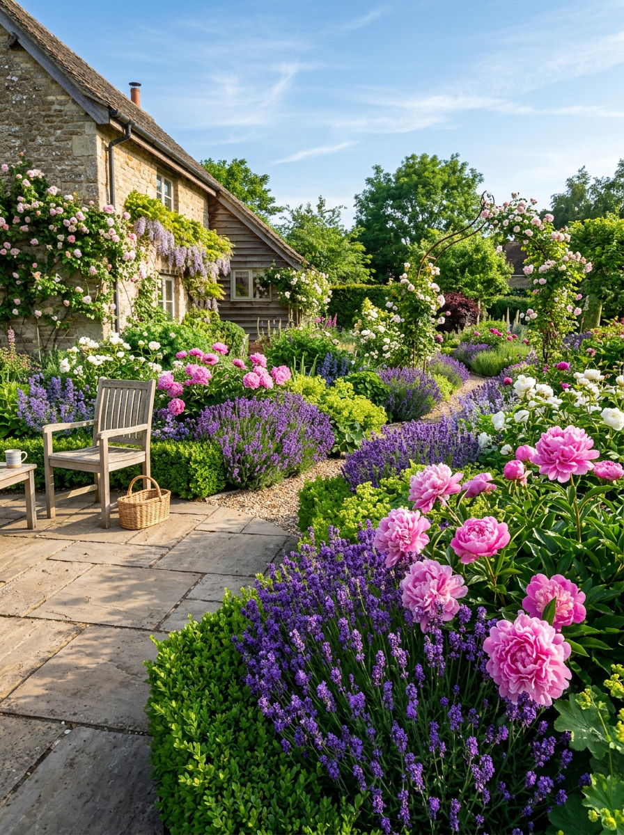 Fragrant perennial garden - 30 perennial flower bed ideas