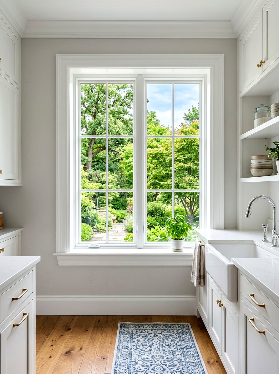 Frame Kitchen Window - 30 budget kitchen ideas