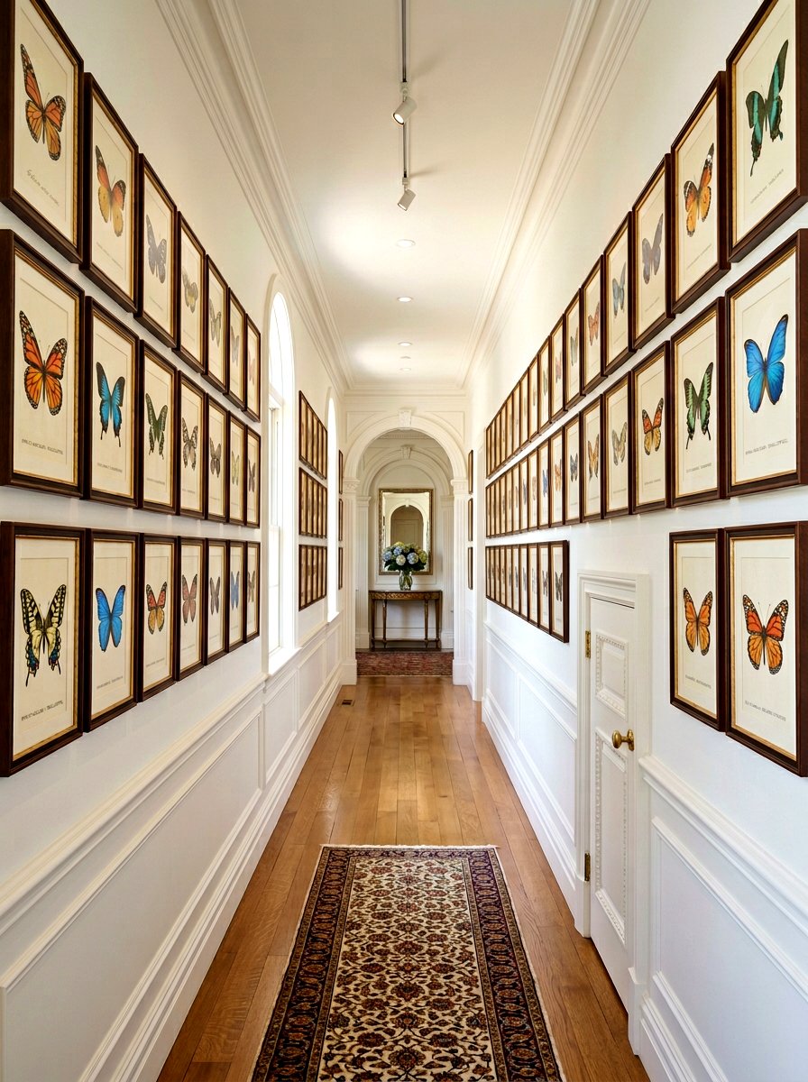 Framed Butterfly Print Border - 30 butterfly border ideas