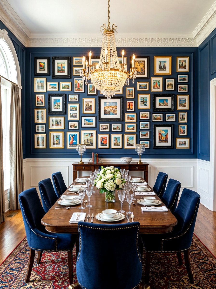 Framed Postcard Gallery - 30 postcard wall decor ideas
