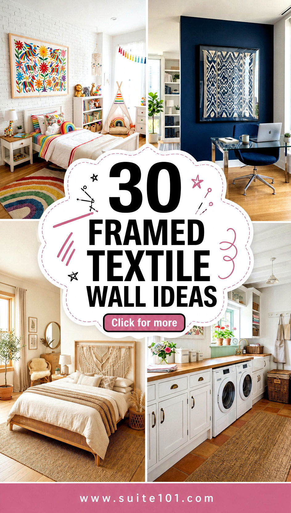 Framed Textile Wall Ideas 30 Texture-Rich Gallery Wall Moments - Framed Textile Wall Ideas: 30 Texture-Rich Gallery Wall Moments