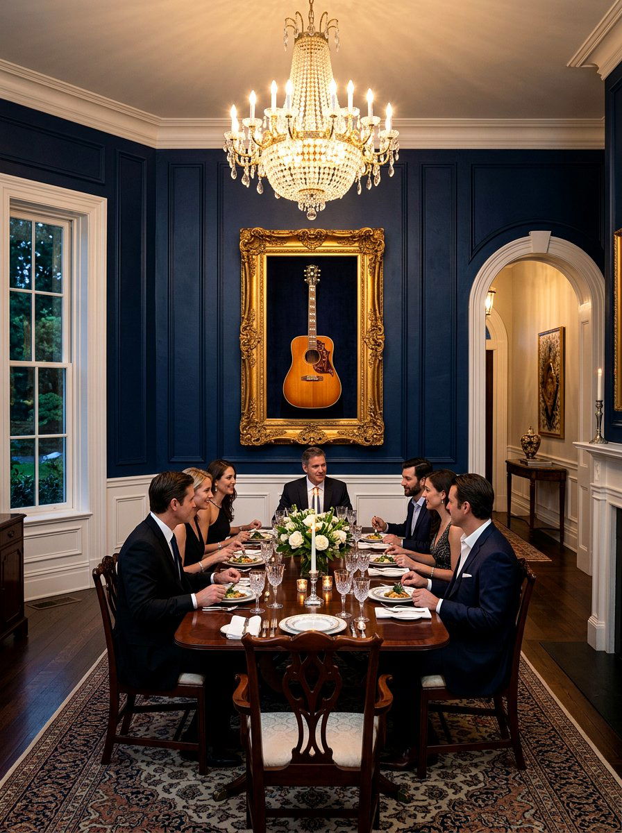 Framed guitar wall art - 30 guitar wall display ideas
