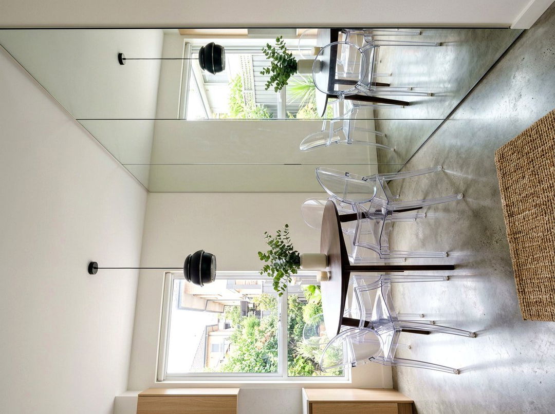 Frameless Mirror Panel - 30 mirror wall ideas