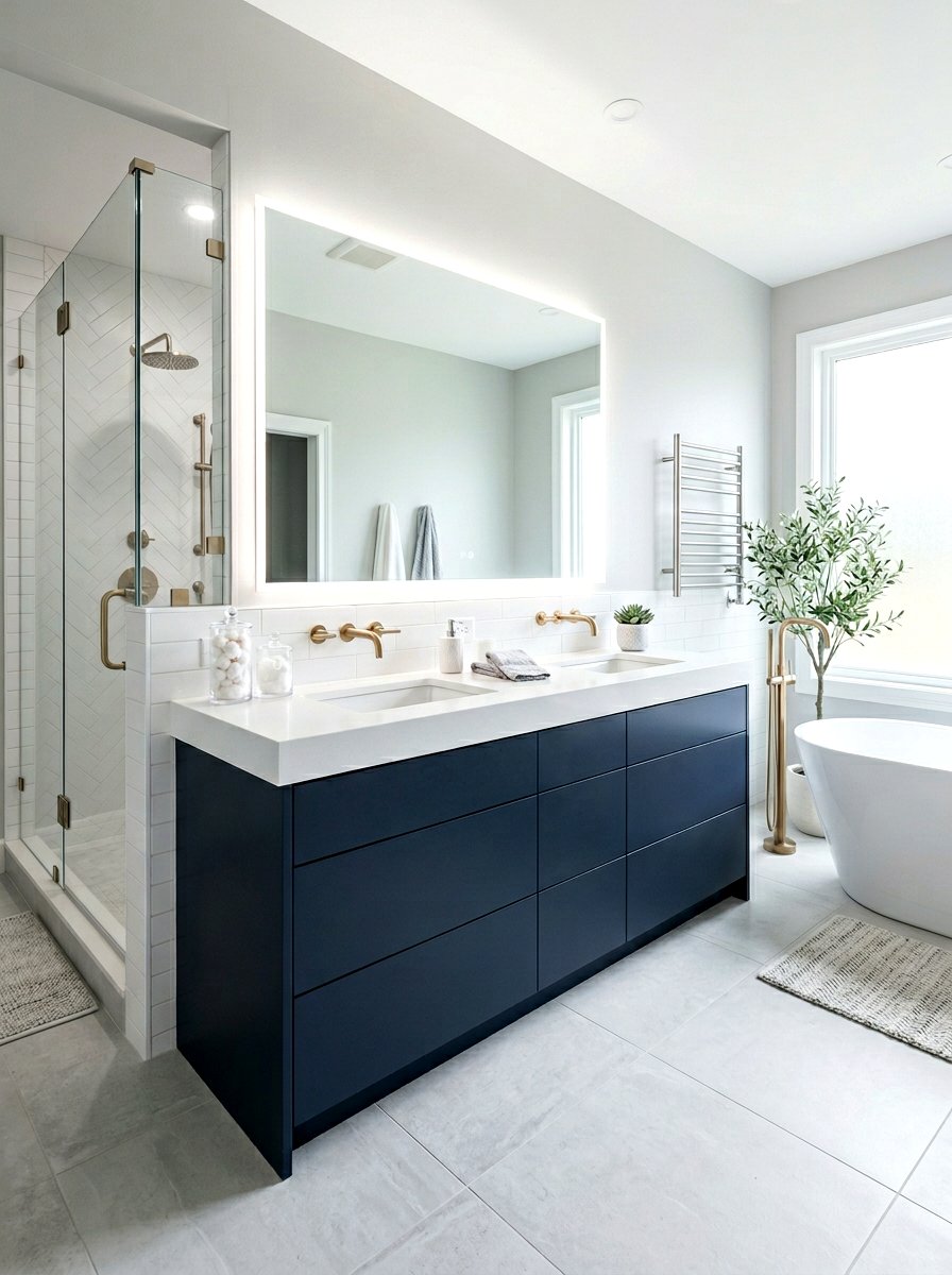 Frameless Vanity Drawer - 30 bathroom vanity drawer ideas