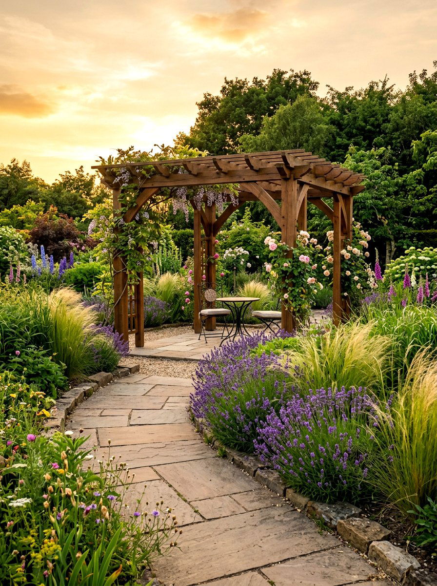 Free Standing Garden Pergola - 30 budget pergola ideas