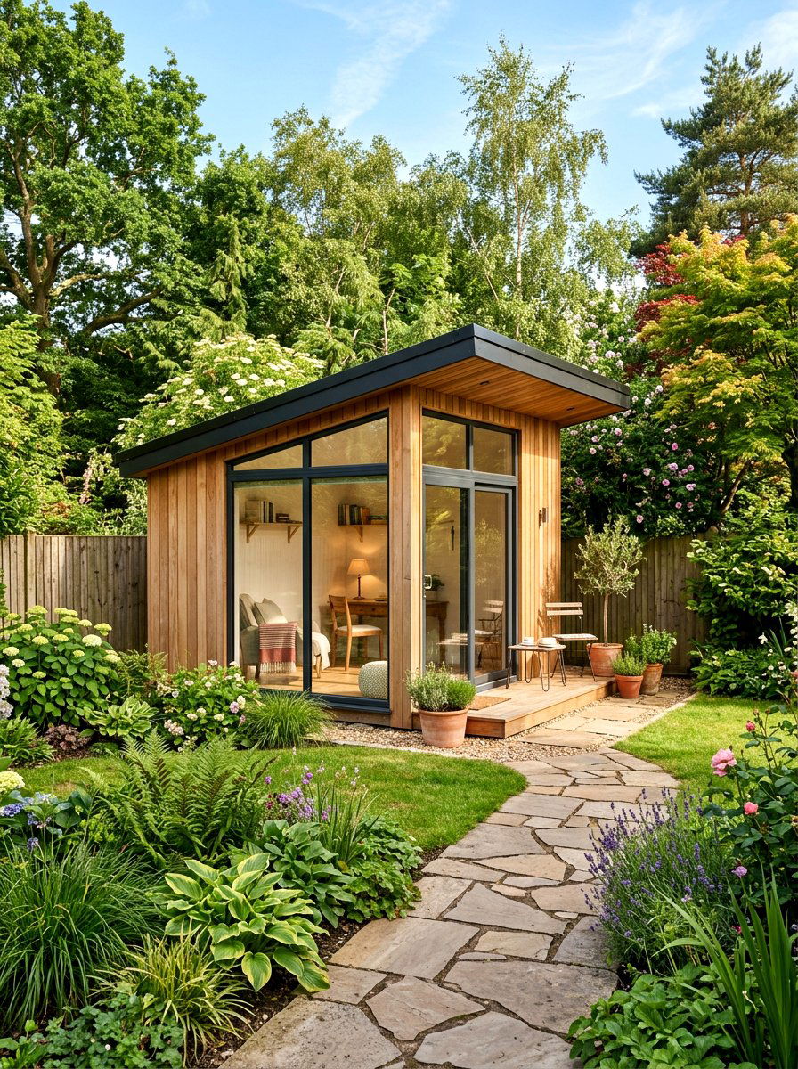 Freestanding Backyard Shelter - 30 all weather patio ideas