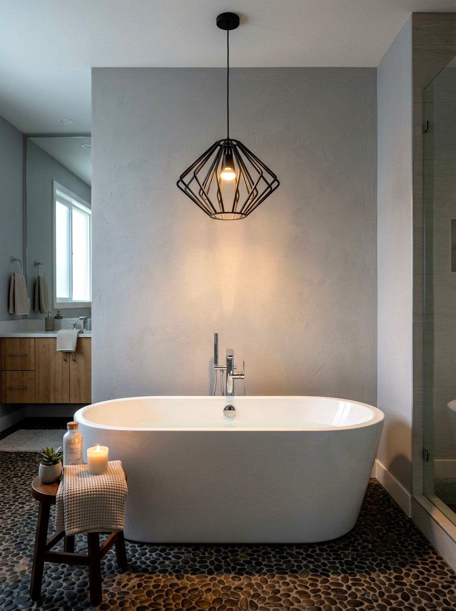 Freestanding Bathtub Lighting - 30 low light bathroom mood ideas