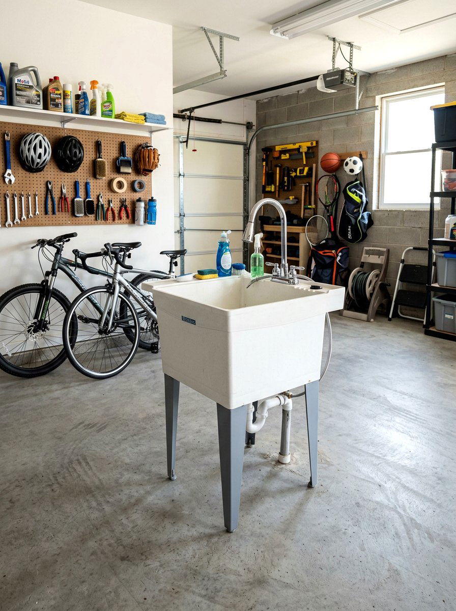 Freestanding Garage Sink - 30 garage sink station ideas