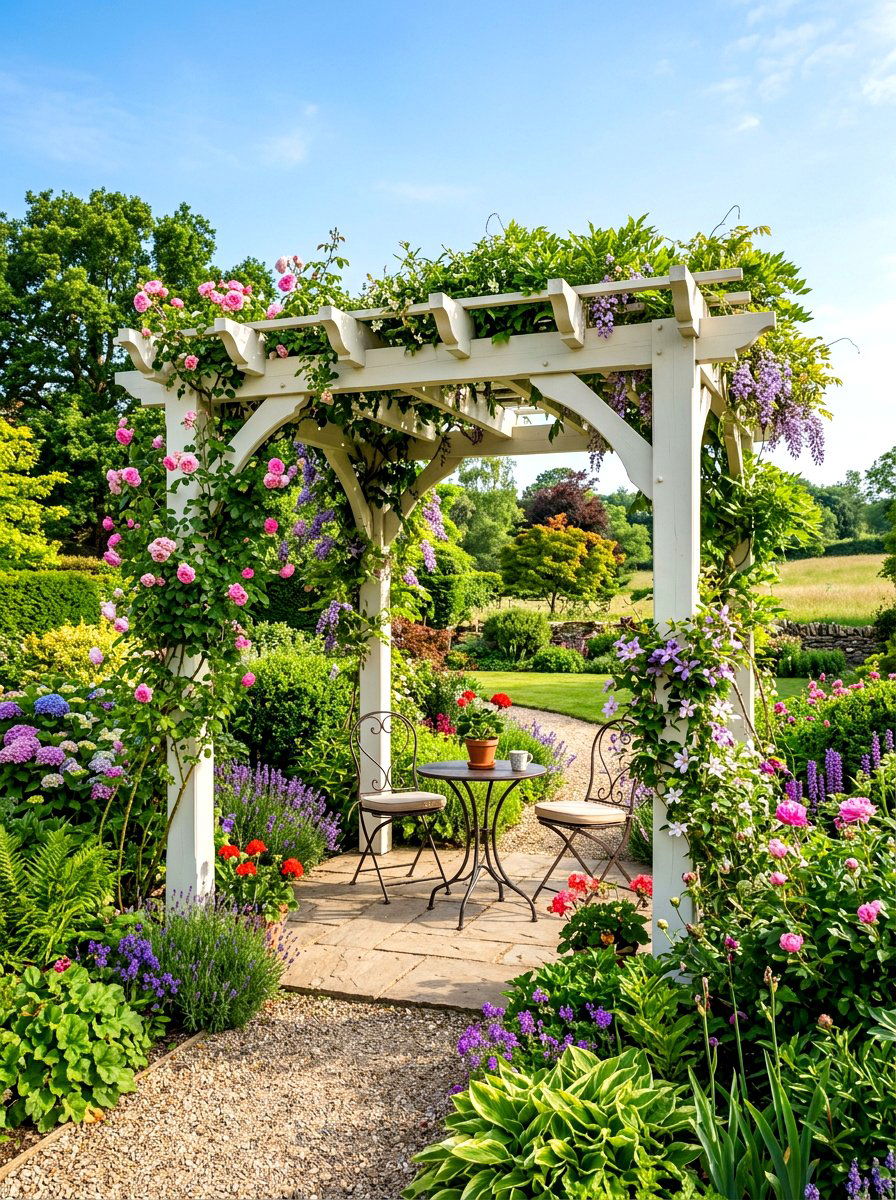 Freestanding Garden Pergola - 30 cozy pergola ideas