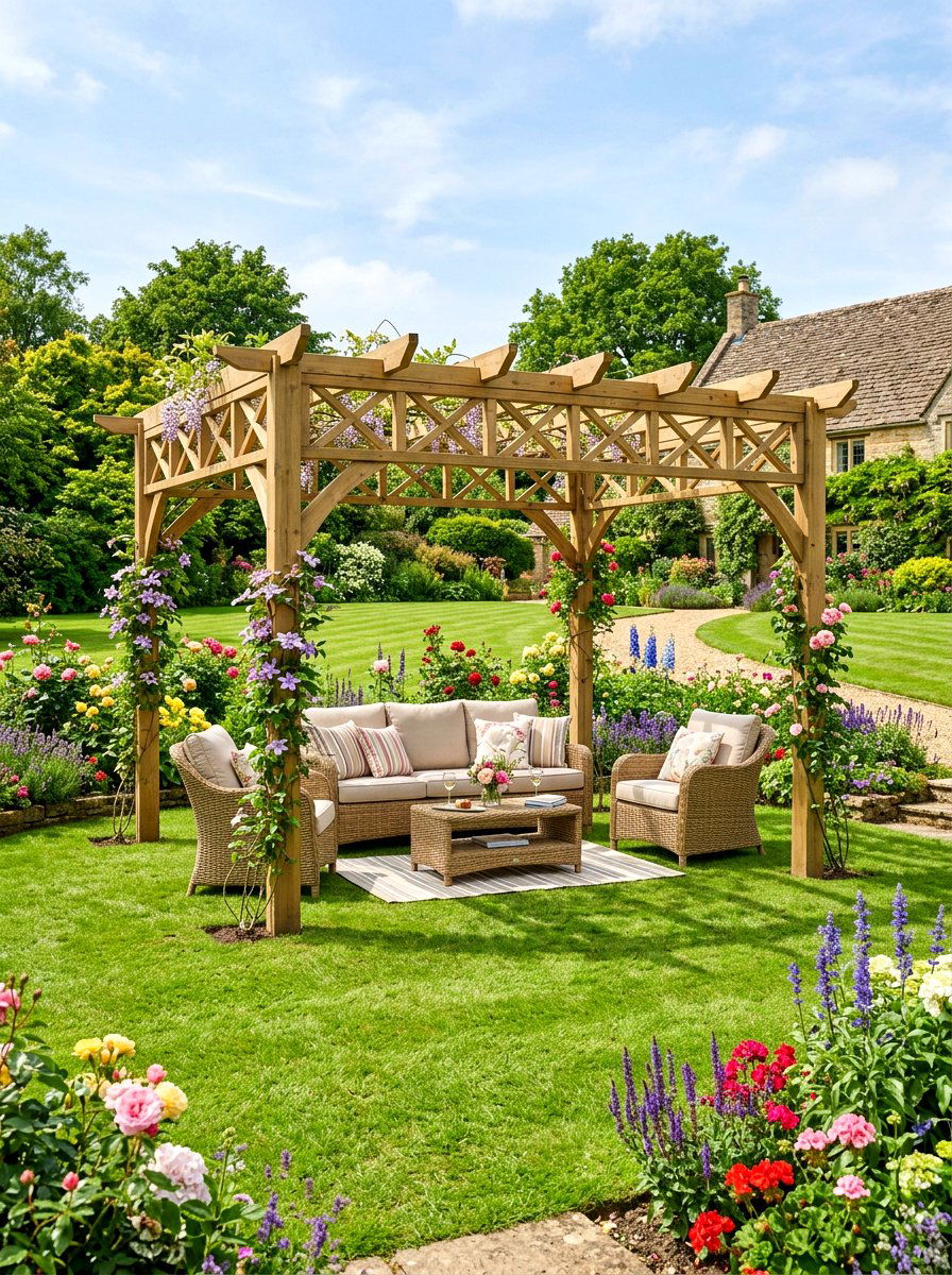 30 garden pergola ideas: Build Shade, Style, and Garden Wow