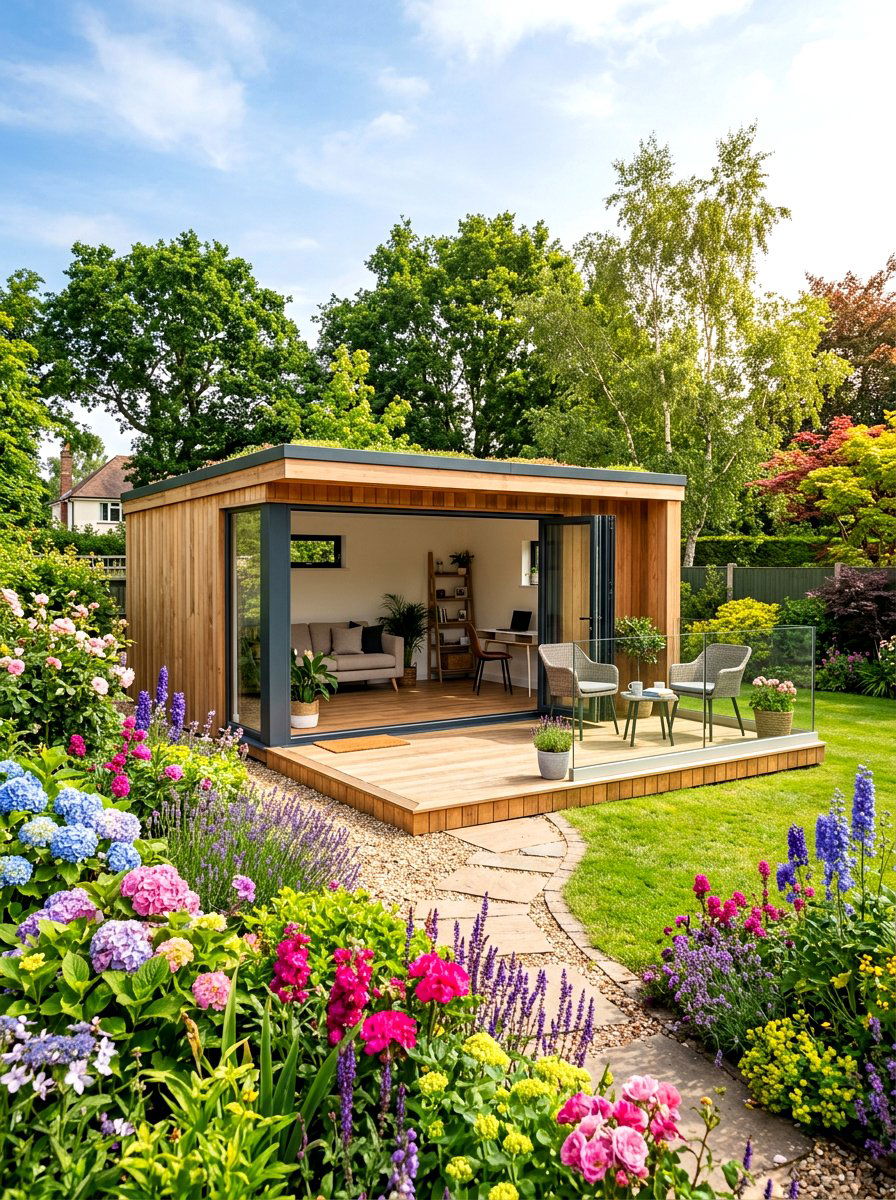 Freestanding Garden Room - 30 covered patio ideas