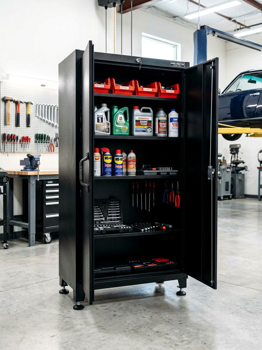 Freestanding Metal Garage Cabinet - 30 garage cabinet ideas