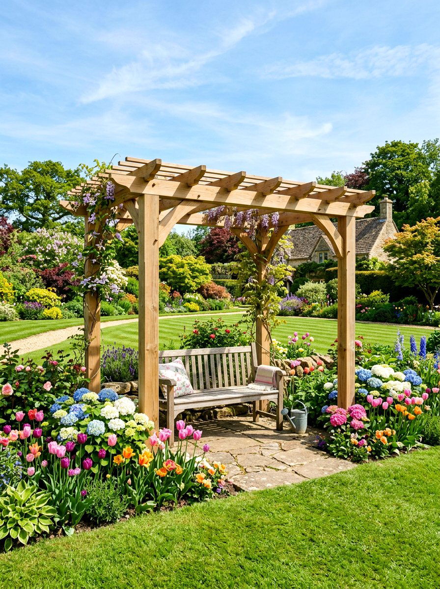 Freestanding Mini Pergola For Garden - 30 small pergola ideas