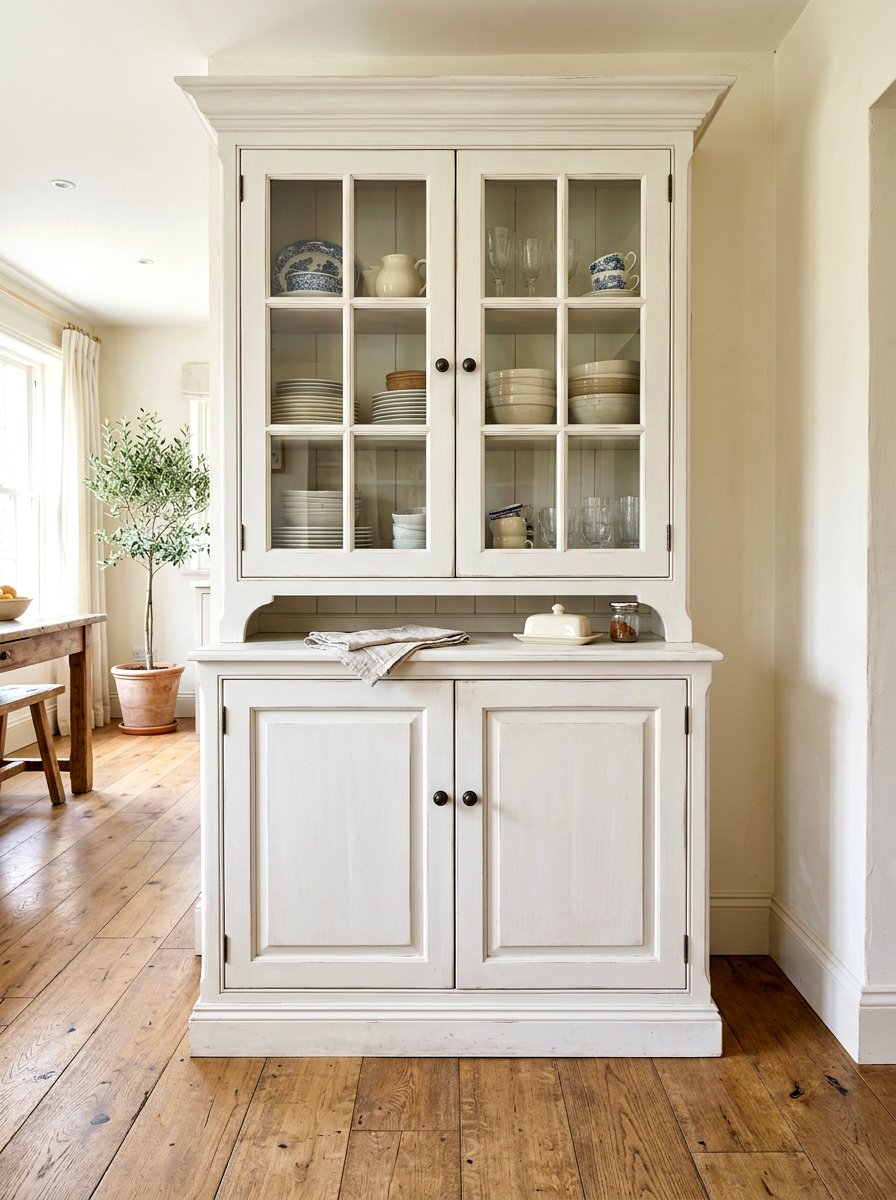 Freestanding Pantry Cupboard - 30 farmhouse pantry ideas