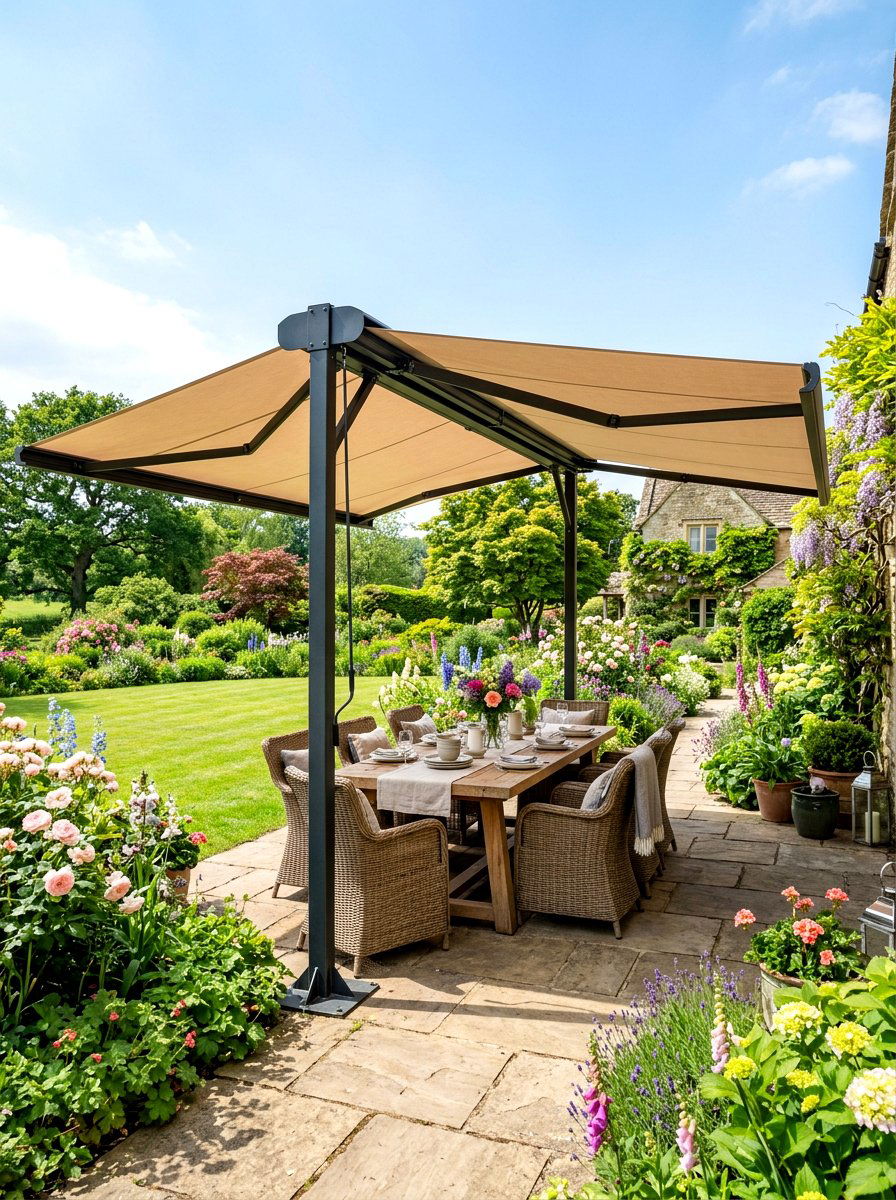 30 Retractable Awning Ideas to Upgrade Shade in Minutes