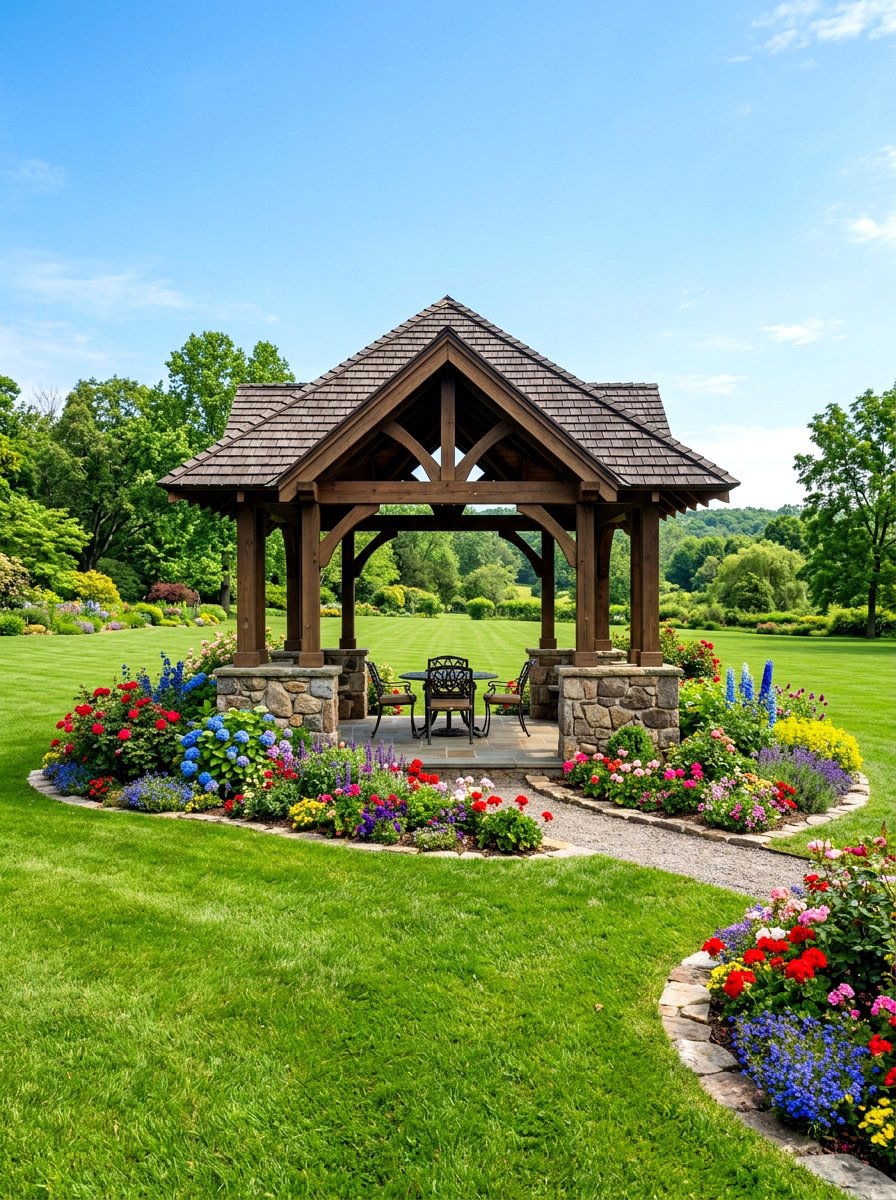Freestanding Pavilion - 30 porch pavilion ideas
