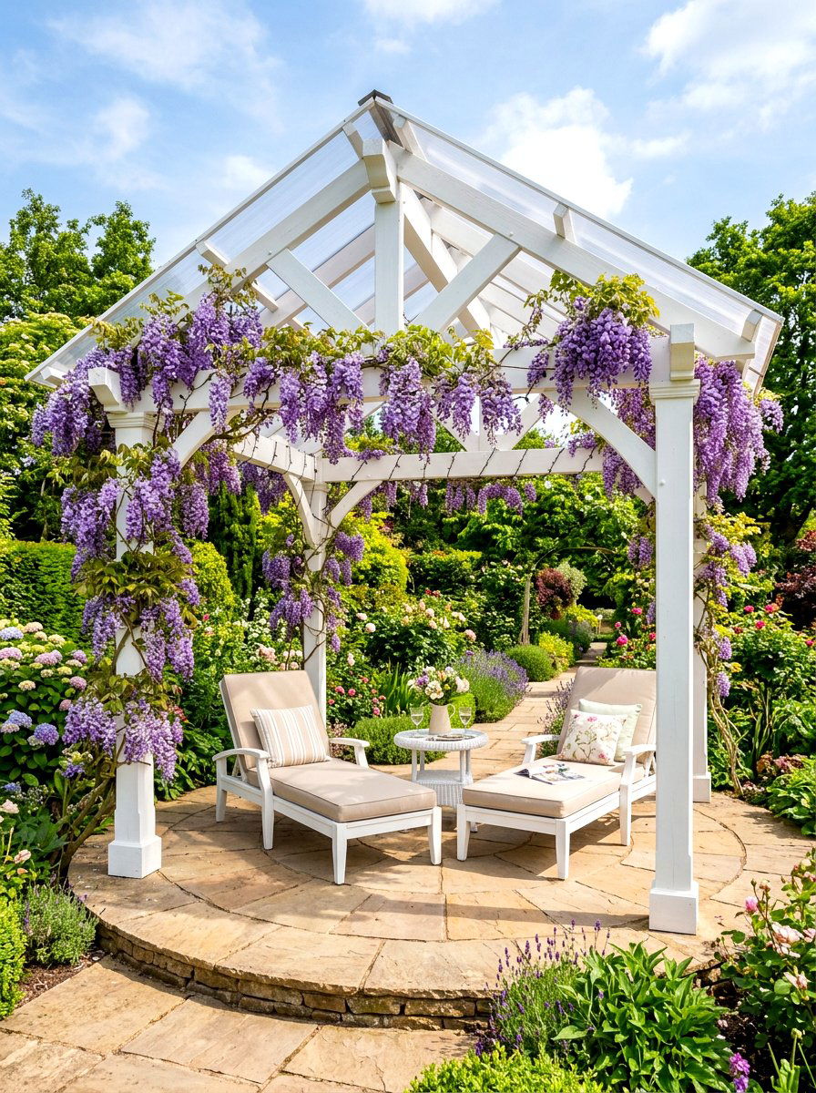Freestanding Pergola Pavilion - 30 backyard pavilion ideas