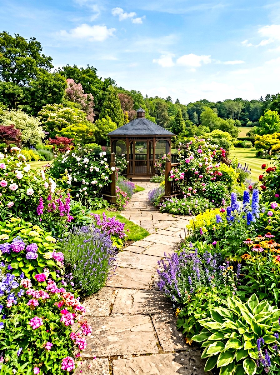 Freestanding Screened Gazebo In Garden - 30 screened gazebo ideas