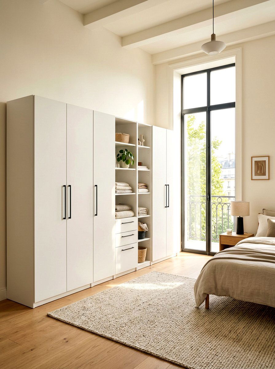 Freestanding Wardrobe Module - 30 modular apartment storage ideas