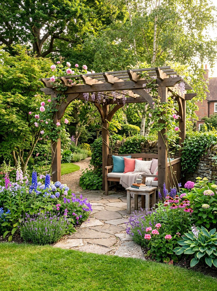 Freestanding backyard pergola - 30 patio pergola ideas
