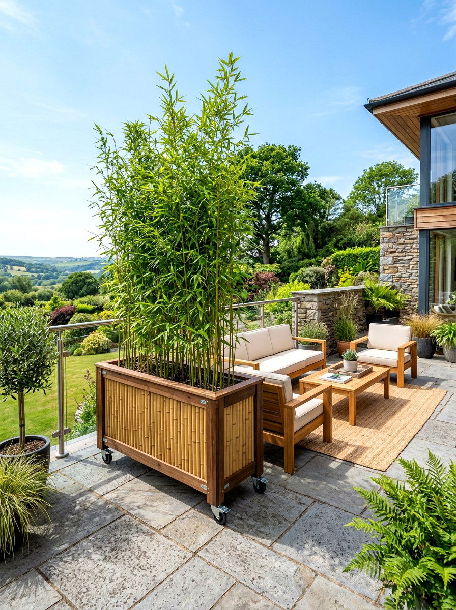 30 Bamboo Planter Screen Ideas: Create Privacy Outdoors
