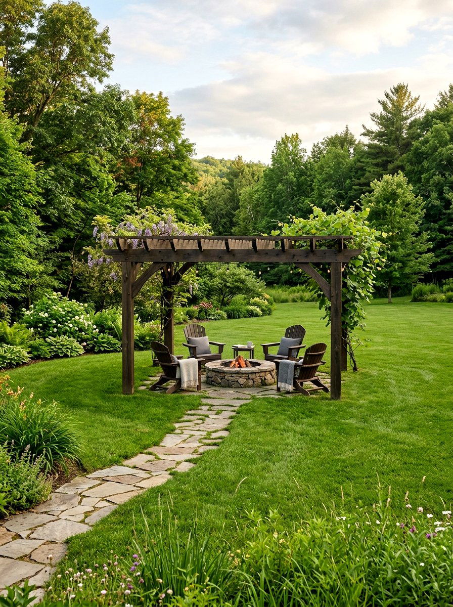 Freestanding garden pergola - 30 pergola ideas