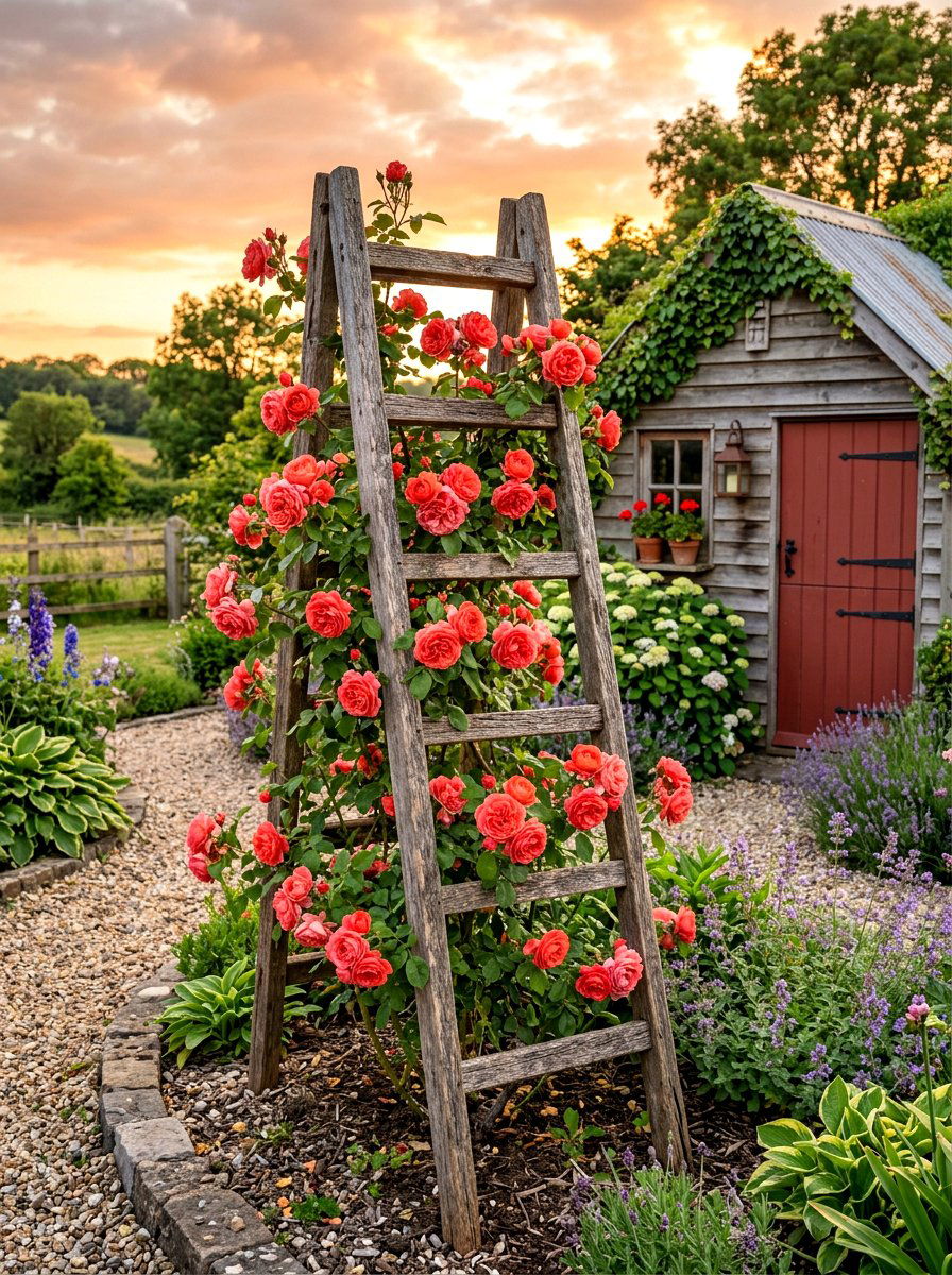 30 climbing rose trellis ideas: Garden Support You'll Love